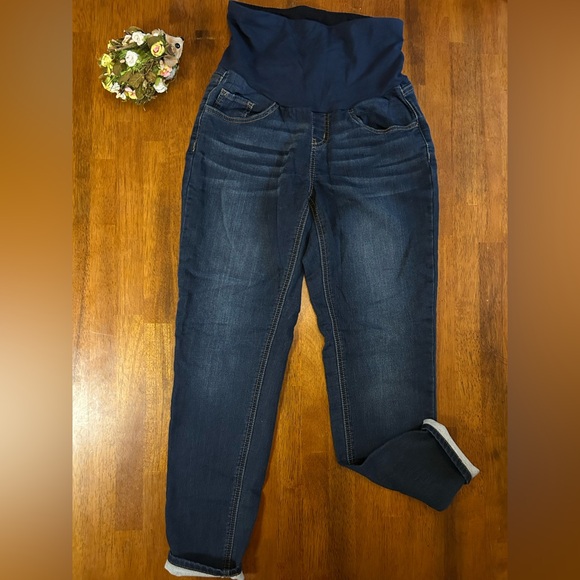 Motherhood Maternity Postpartum Bounceback Jeans | Dark Wash | Women’s Small - Picture 15 of 16